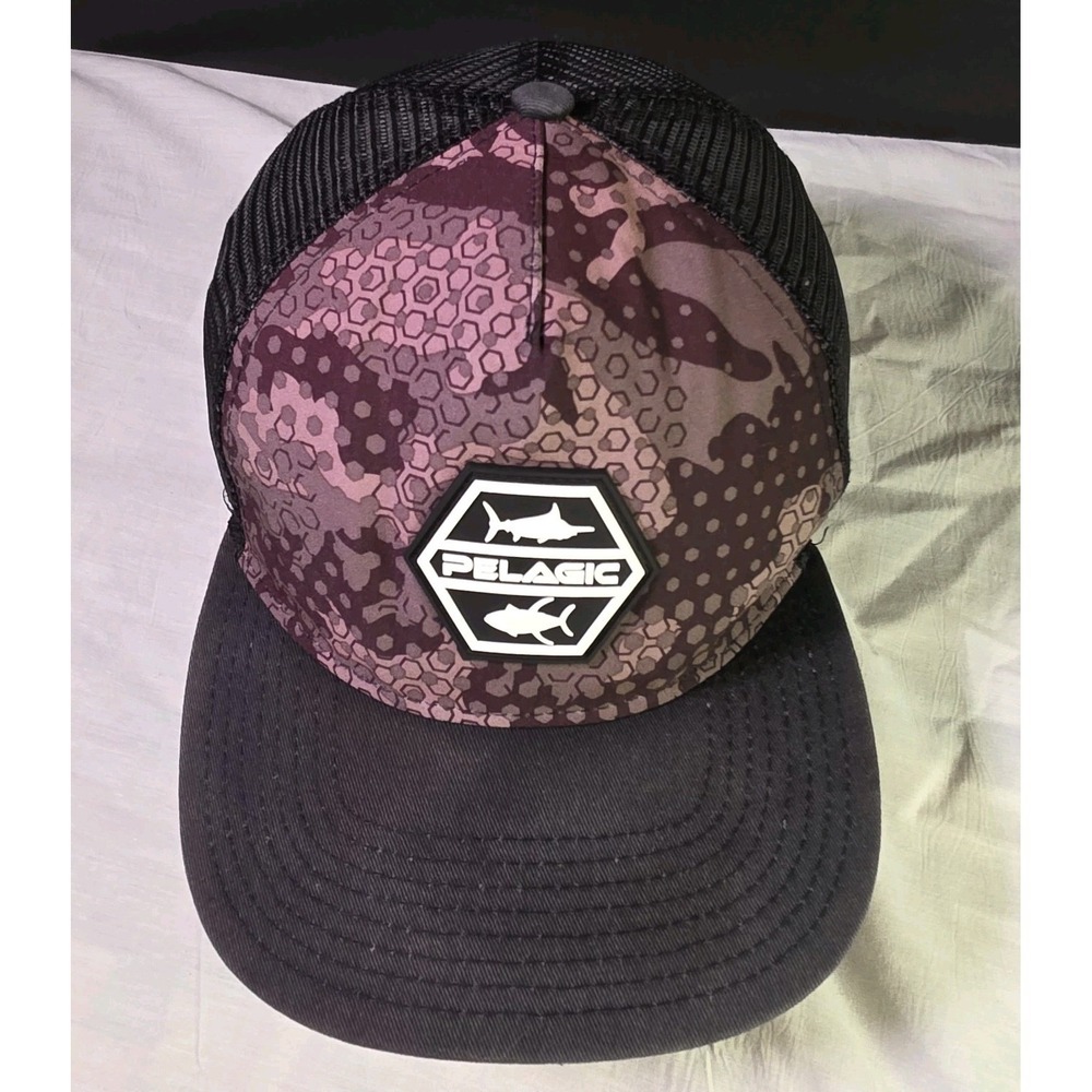 Pelagic Alpha Ambush Snapback Hat  Purple
